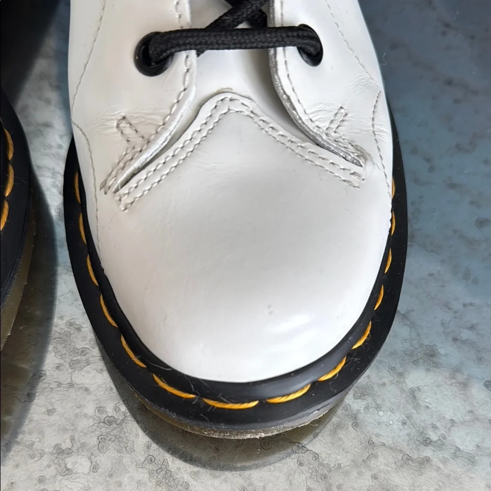 Dr. Martens White Church Boots - Picture 4 of 4